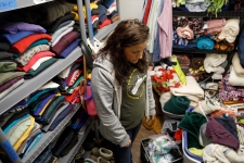 Photo of Christy Biehl at Marietta drop-in center
